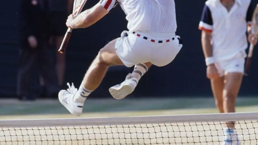 Can a Tennis Player Jump Over the Net